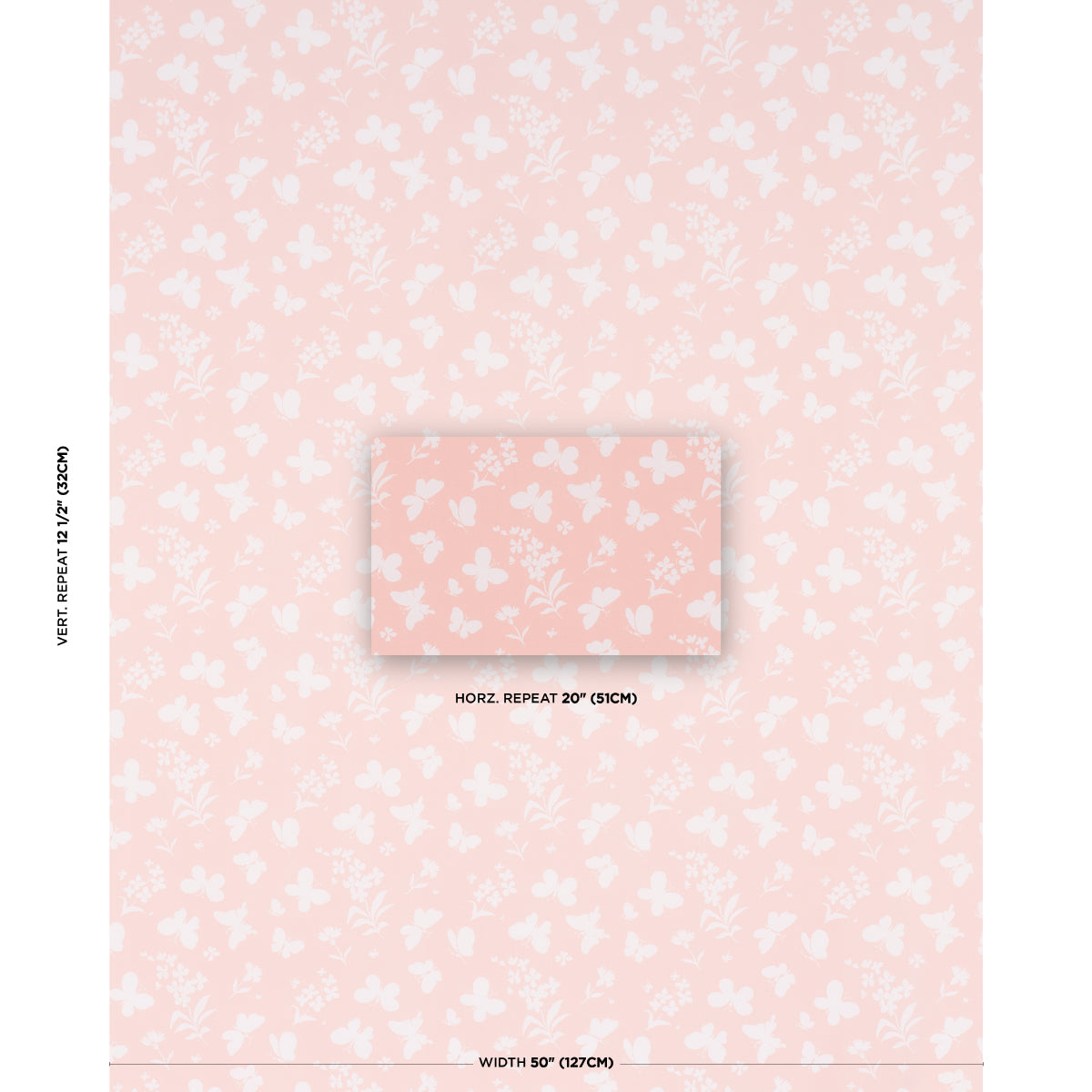 BUTTERFLIES-PEACH-SCHUMACHER-TL400001 - Schumacher Fabric