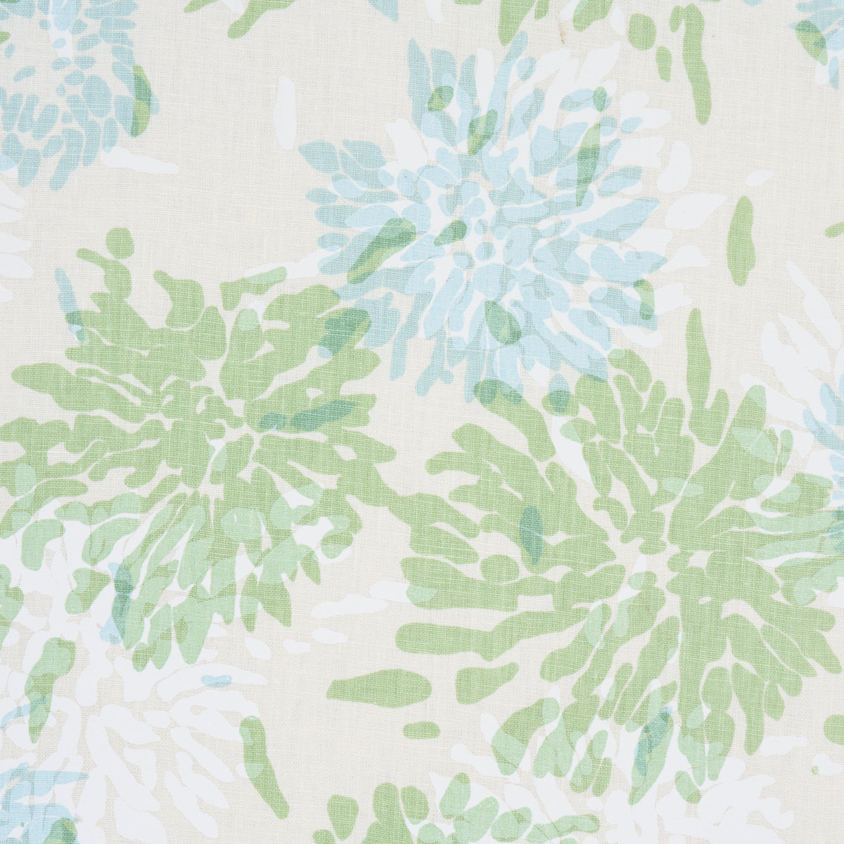 CHRYSANTHEMUM-BY-TILLETT-GREEN-SKY-SCHUMACHER-TL400012 - Schumacher Fabric