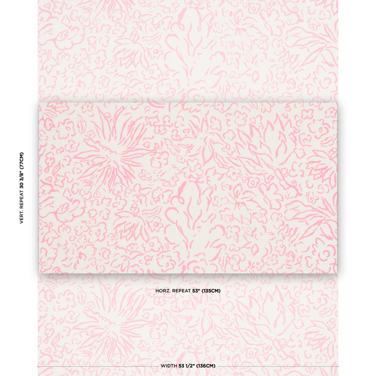 Matisse - Pink - Schumacher TL400050 Fabric - Schumacher Fabric