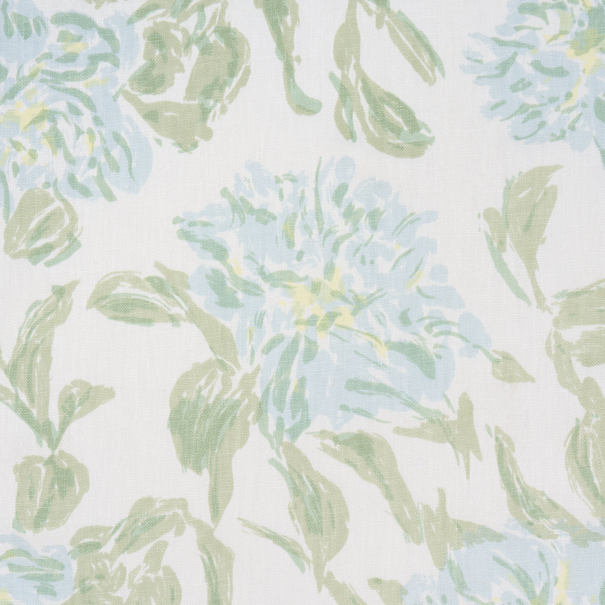 PEONY-GREEN-SOFT-BLUE-SCHUMACHER-TL400070 - Schumacher Fabric