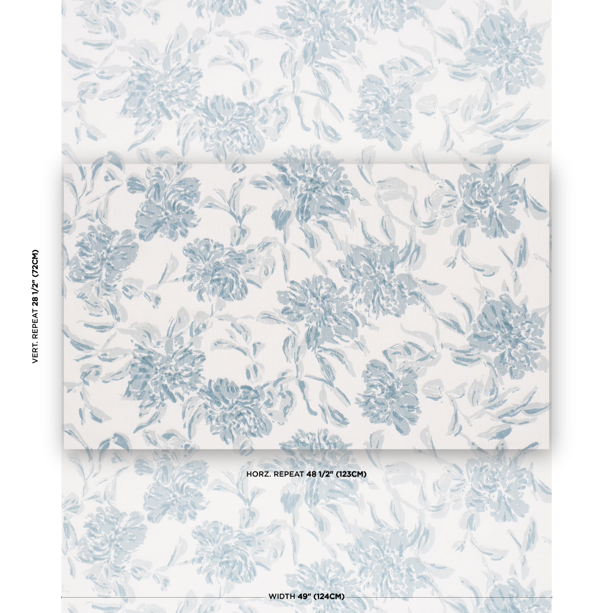 PEONY-CHAMBRAY-SCHUMACHER-TL400071 - Schumacher Fabric