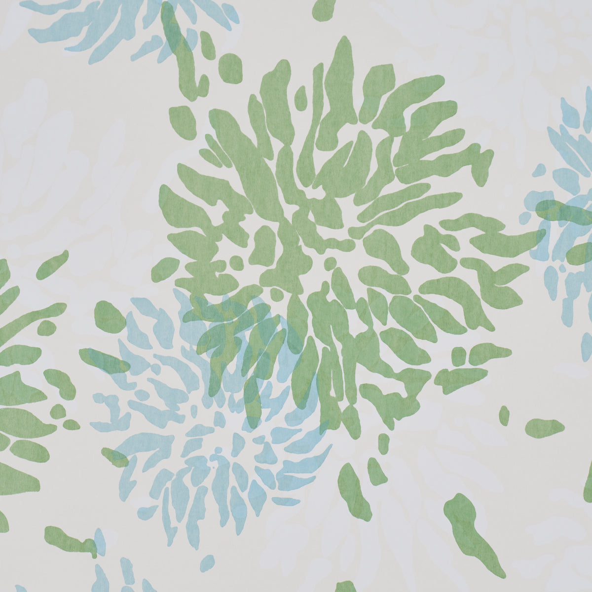 CHRYSANTHEMUM-BY-TILLETT-GREEN-SKY-SCHUMACHER-TL800000 - Schumacher Wallpaper