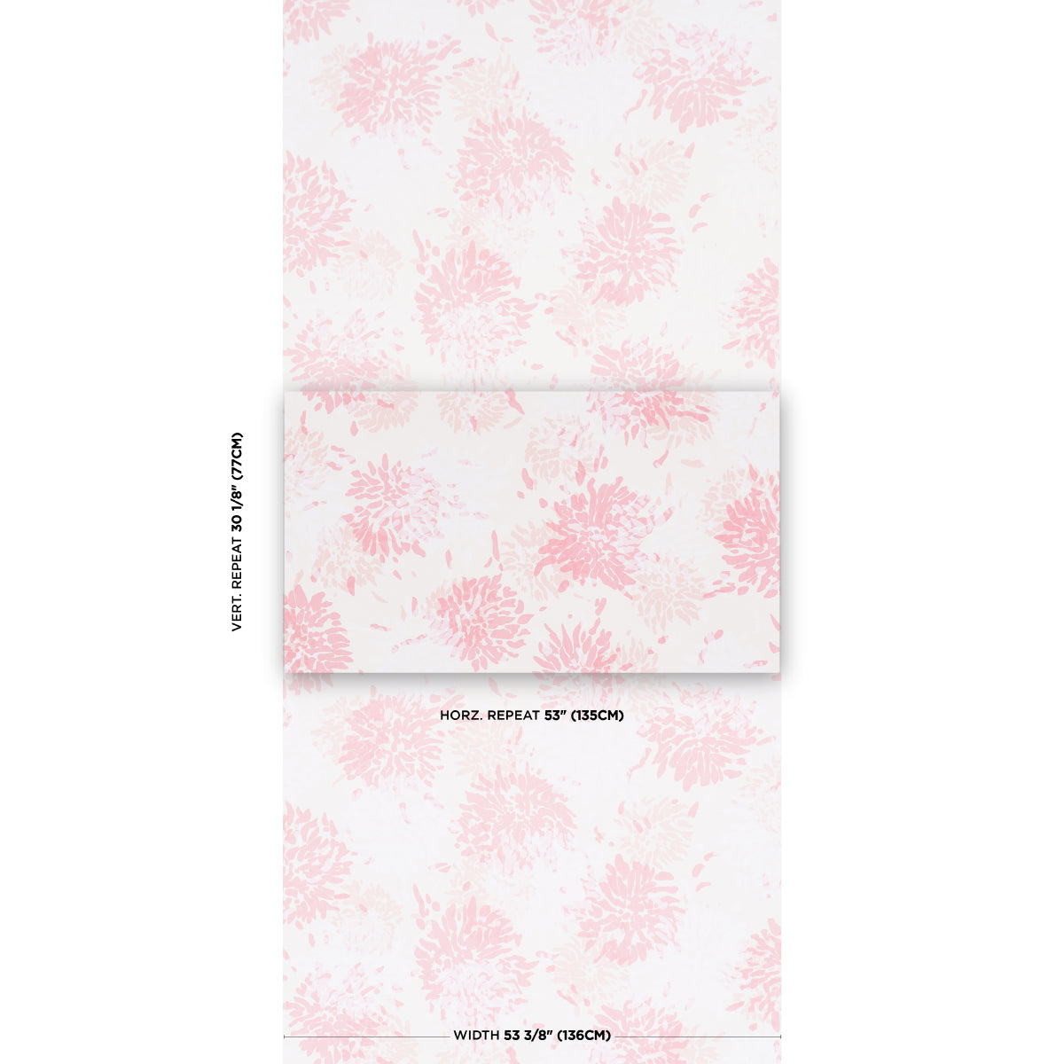 CHRYSANTHEMUM-BY-TILLETT-PINKY-SCHUMACHER-TL800002 - Schumacher Wallpaper
