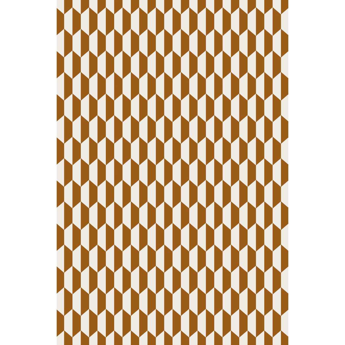 Tile Woven - Drk Gingr Crm - COLE & SON Tela