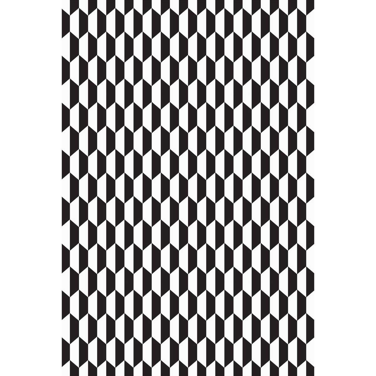 Tile Woven - Blk Wht - COLE & SON Tela