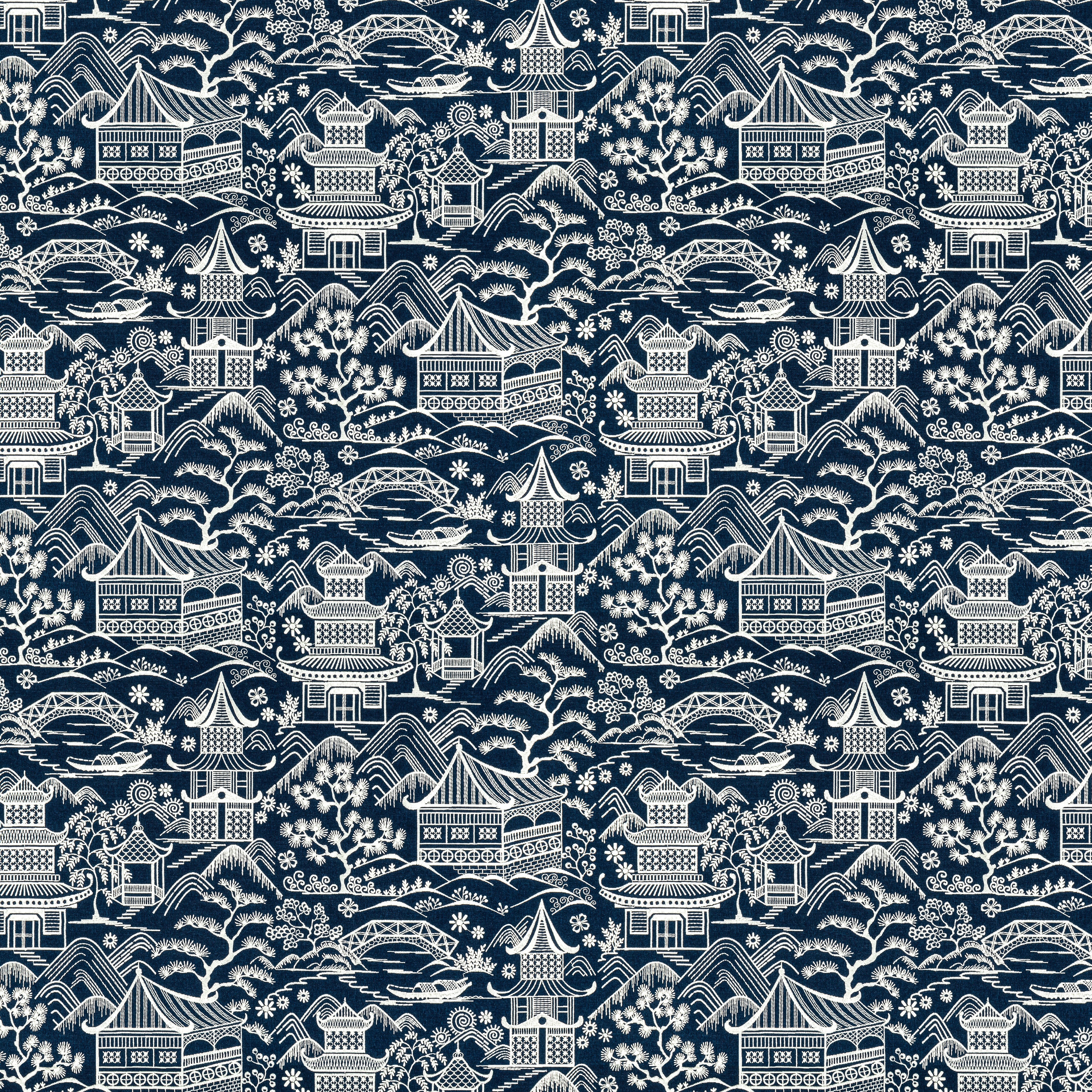 Upsala 1 Navy - Stout Textiles Fabric - Stout Textiles Fabric