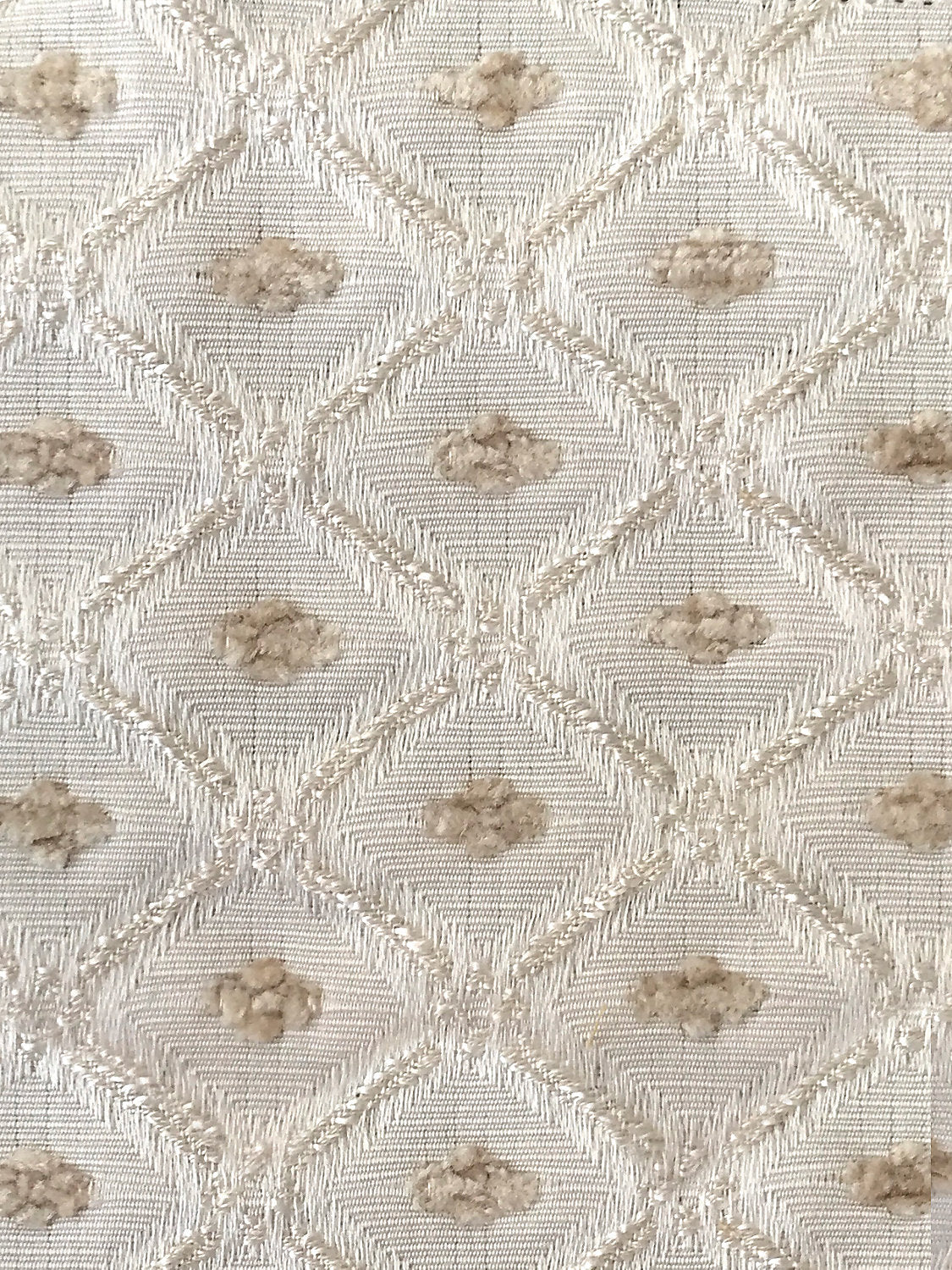 Jewel Tones - Ivory - Scalamandre Fabric