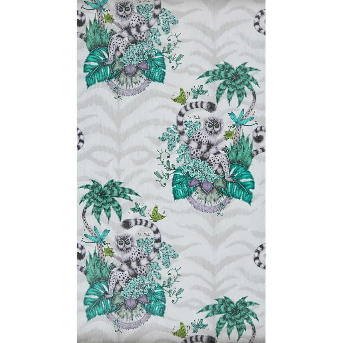 Lemur - Jungle - CLARKE AND CLARKE Papel pintado