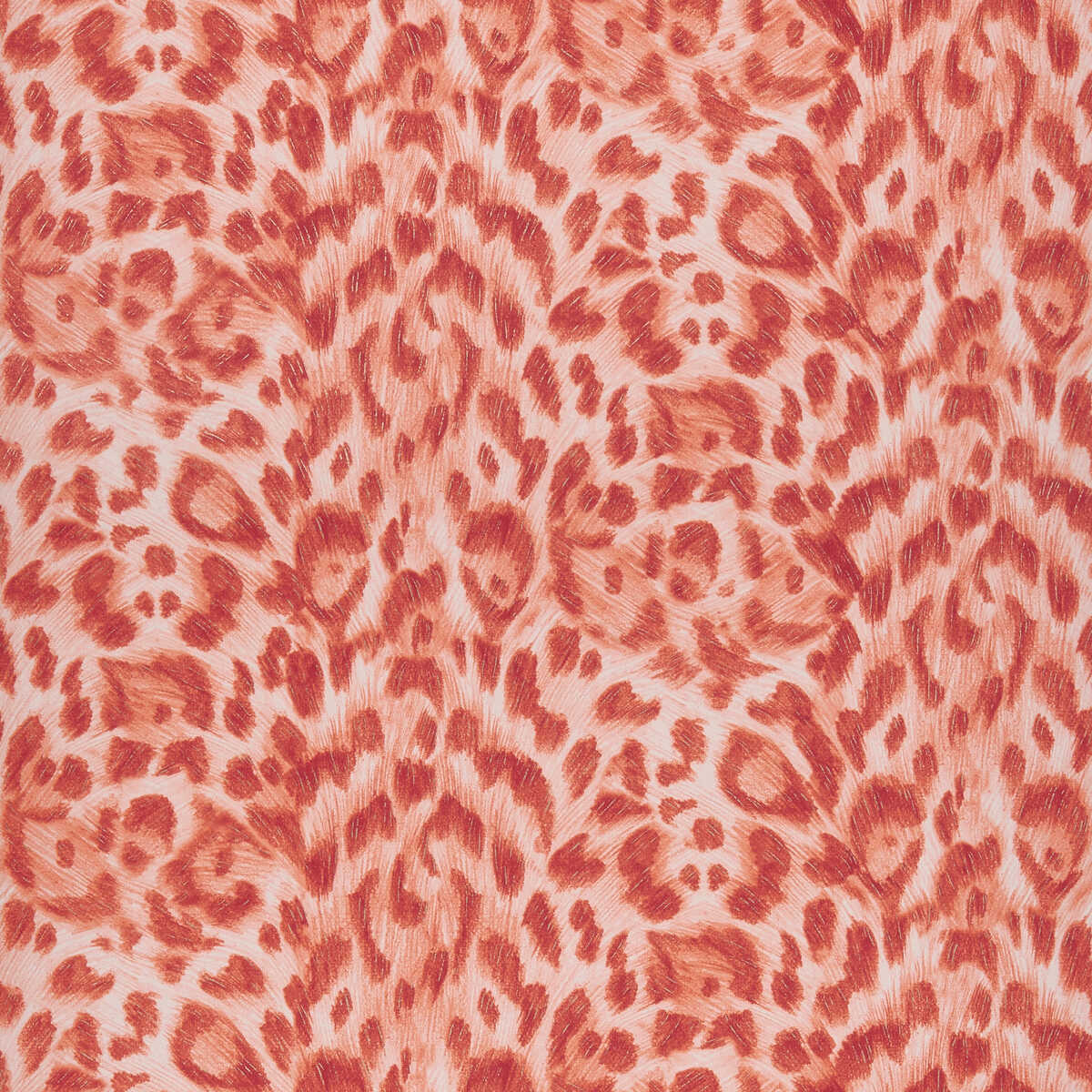Felis - Red/Rose Gold - CLARKE AND CLARKE Wallpaper