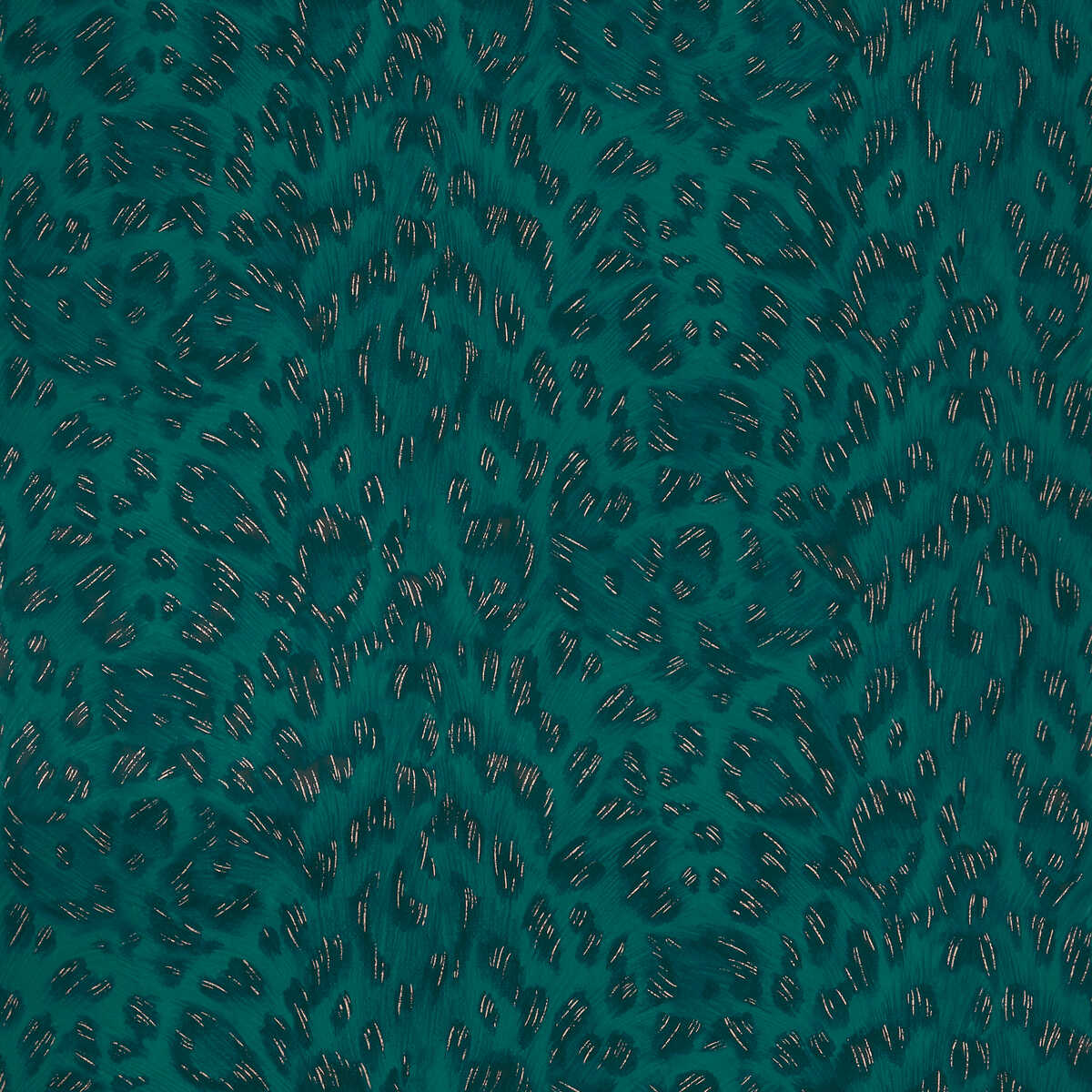 Felis - Teal/Rose Gold - CLARKE AND CLARKE Wallpaper