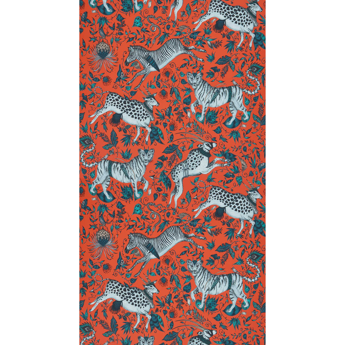 Protea - Coral - CLARKE AND CLARKE Papel pintado
