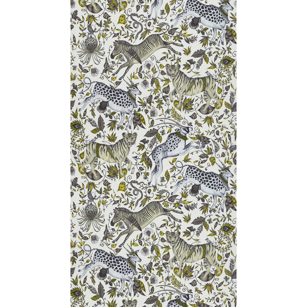 Protea - Gold - CLARKE AND CLARKE Papel pintado