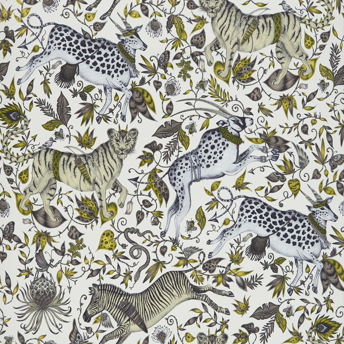 Protea - Gold - CLARKE AND CLARKE Papel pintado