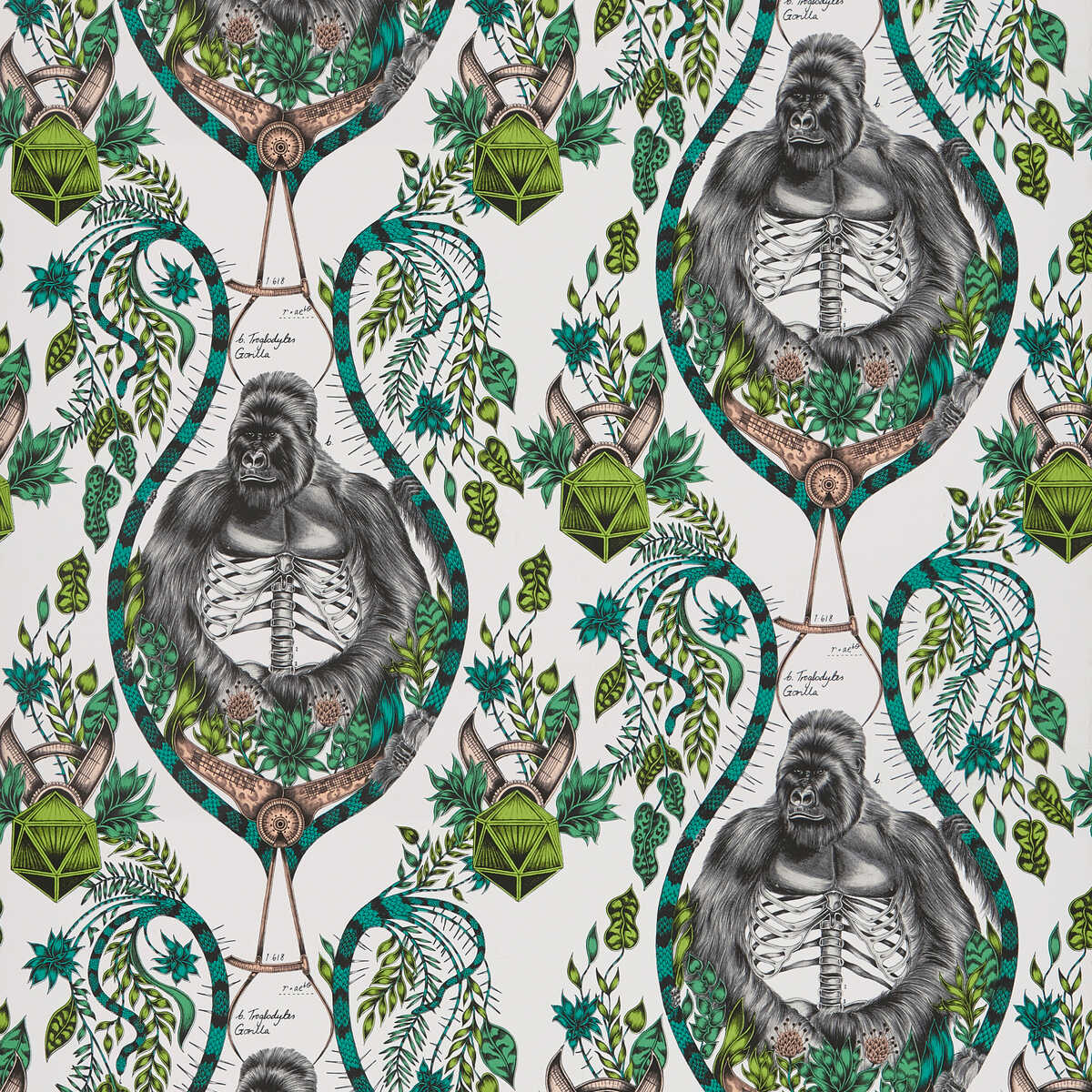 Silverback - Nude - CLARKE AND CLARKE Wallpaper