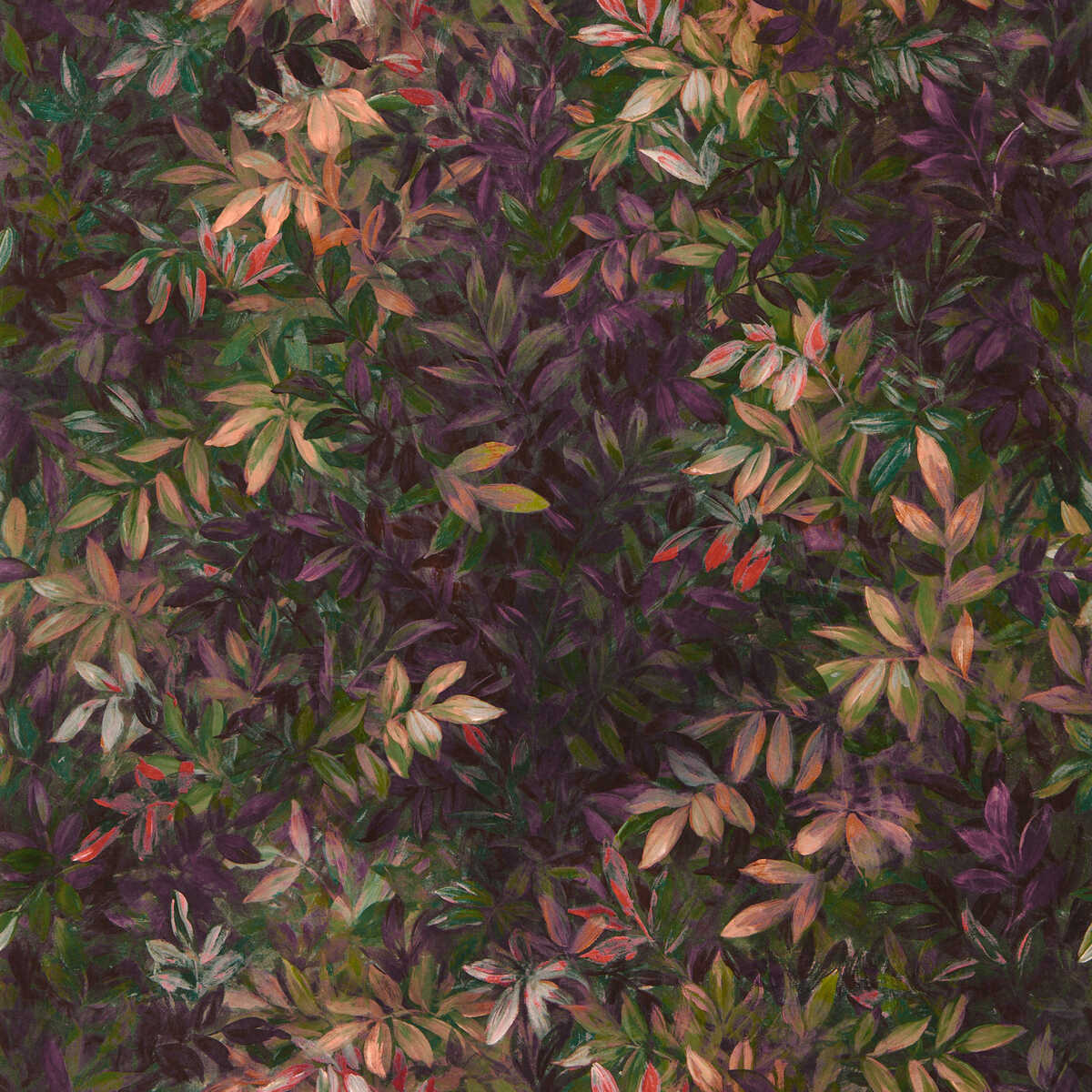 Congo - Amethyst/Emerald Wp - CLARKE AND CLARKE Wallpaper