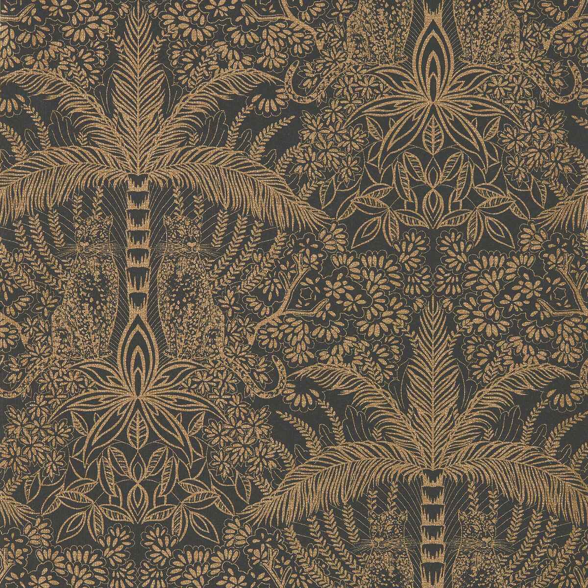 Leopardo-Antique-Noir-Wp-Clarke-And-Clarke-Wallpaper