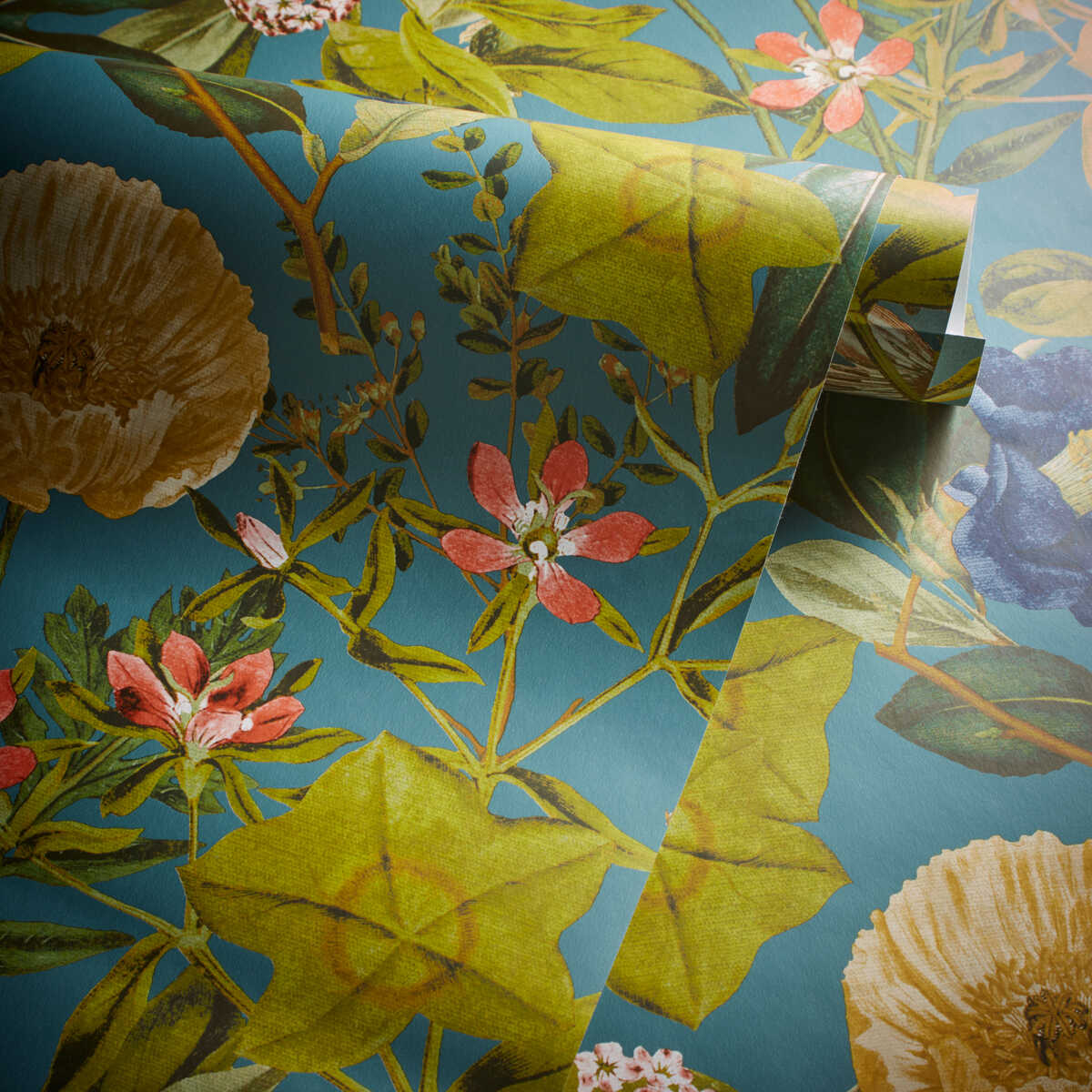 Passiflora - Chambray Wp - CLARKE AND CLARKE Wallpaper