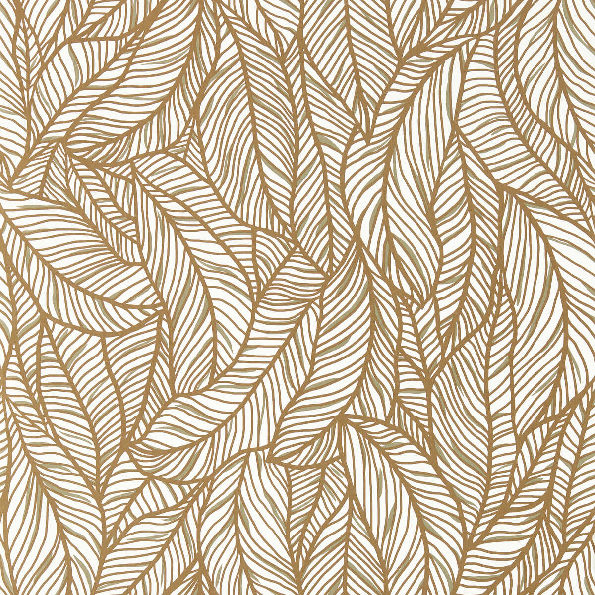 Selva - Bronze/Ivory Wp - CLARKE AND CLARKE Wallpaper