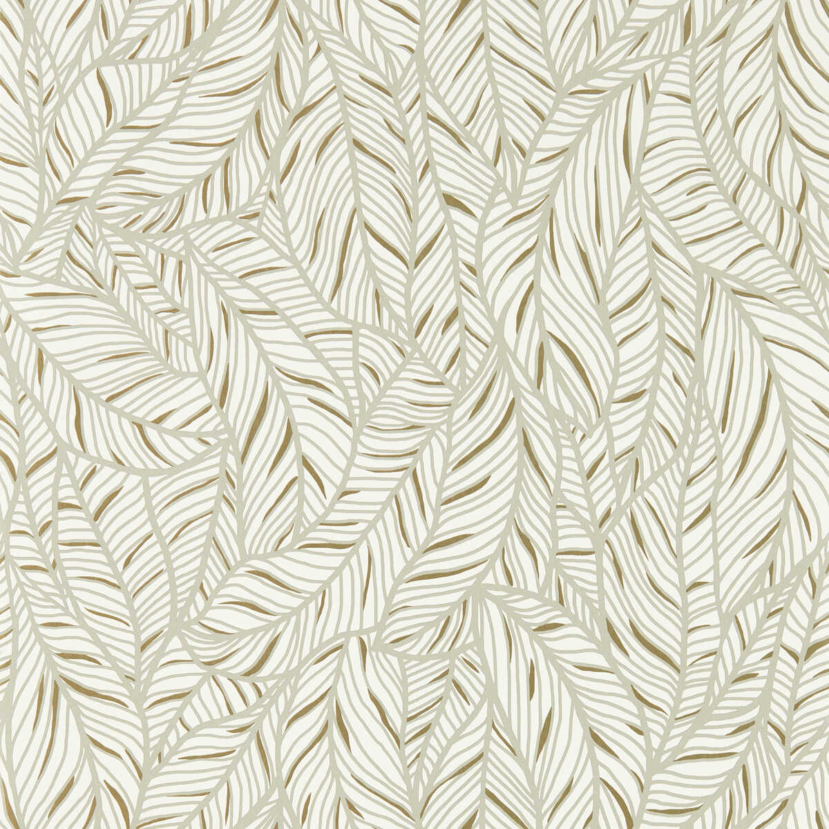 Selva - Linen/Champagne Wp - CLARKE AND CLARKE Wallpaper