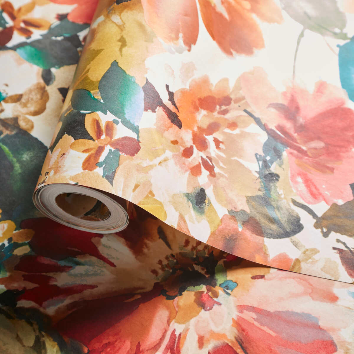 Tahiti - Rouge Wp - CLARKE AND CLARKE Papel pintado