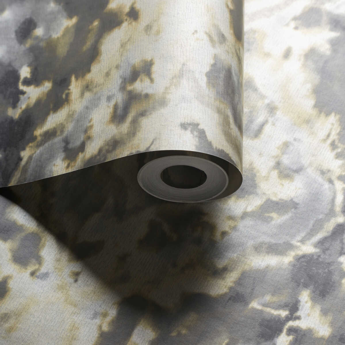 Aqueous - Charcoal Wp - CLARKE AND CLARKE Wallpaper