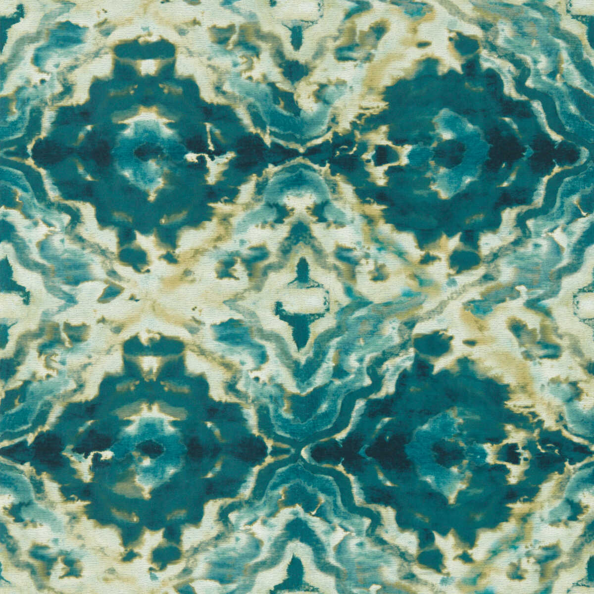 Aqueous - Teal Wp - CLARKE AND CLARKE Wallpaper