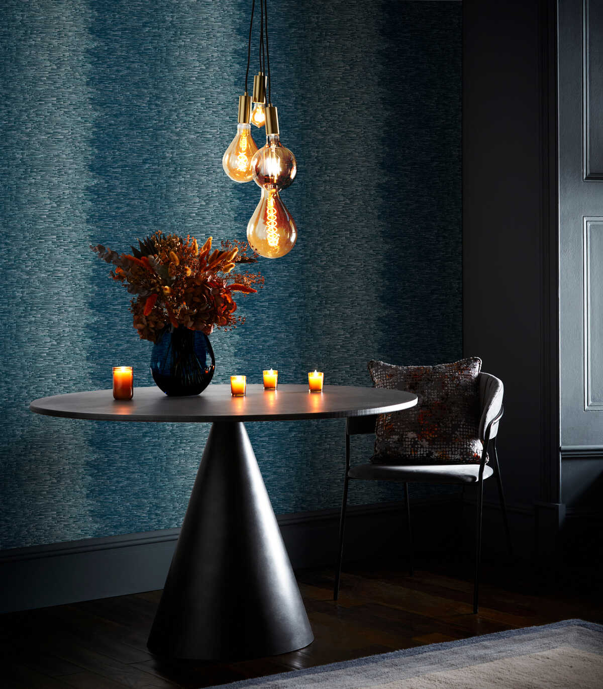Ombre - Denim Wp - CLARKE AND CLARKE Wallpaper