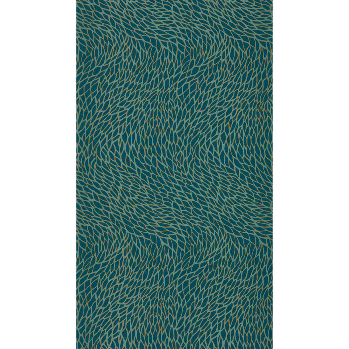 Corallino - Teal Wp - CLARKE AND CLARKE Wallpaper