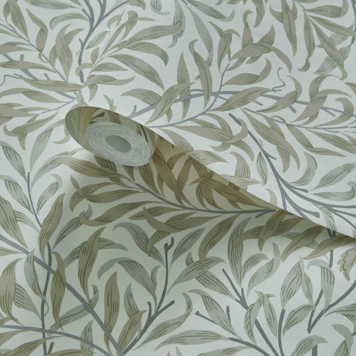 Willow Boughs - Linen Wp - CLARKE AND CLARKE Wallpaper