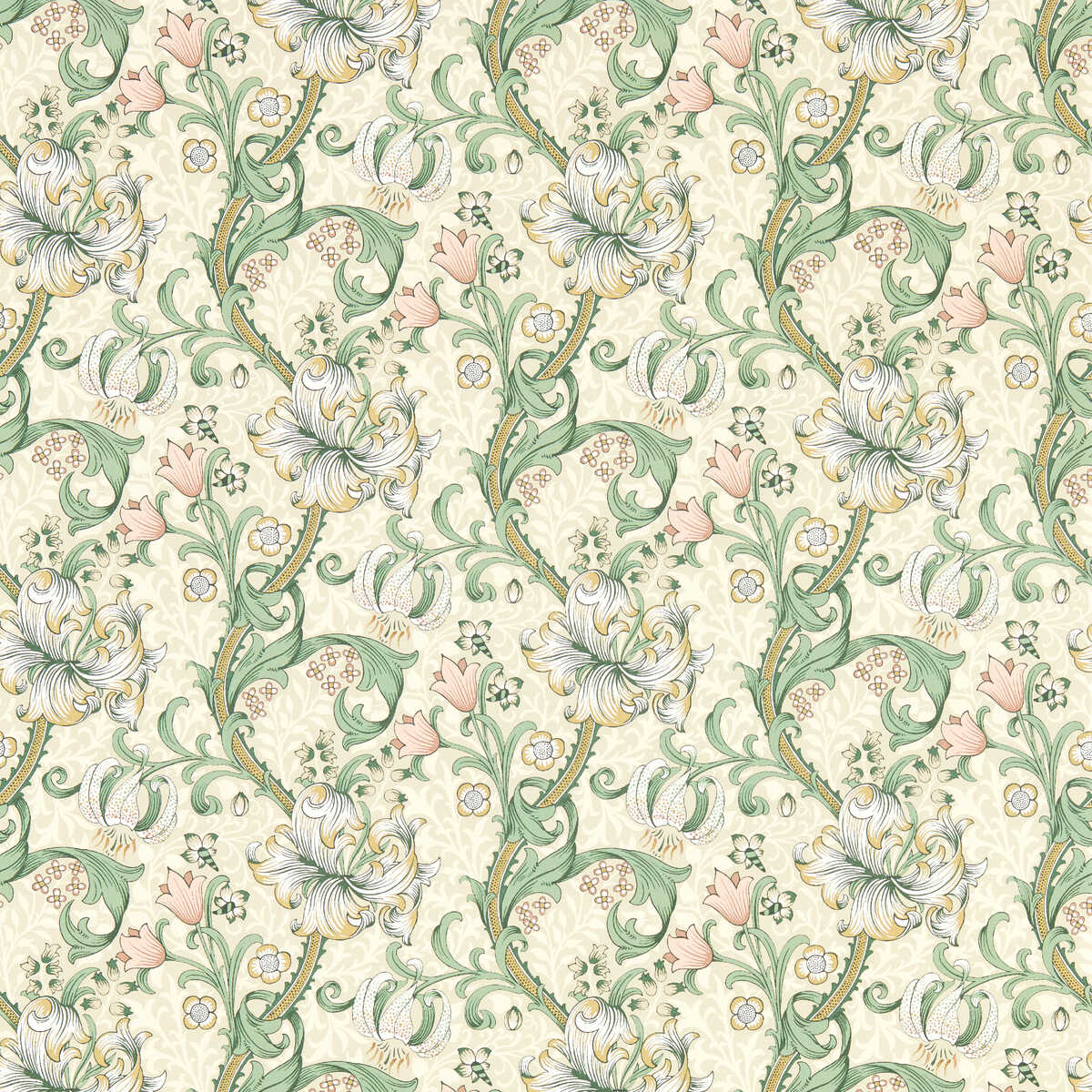 Golden Lily - Linen Wp