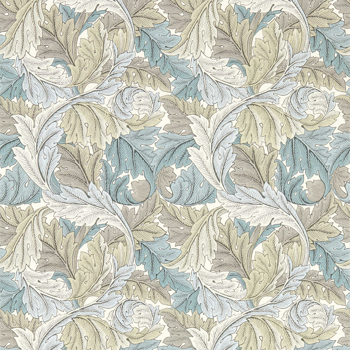 Acanthus Wp - Dove - CLARKE AND CLARKE Papel pintado