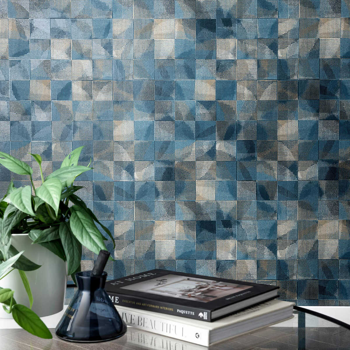 Impatto - Midnight Wp - CLARKE AND CLARKE Papel pintado