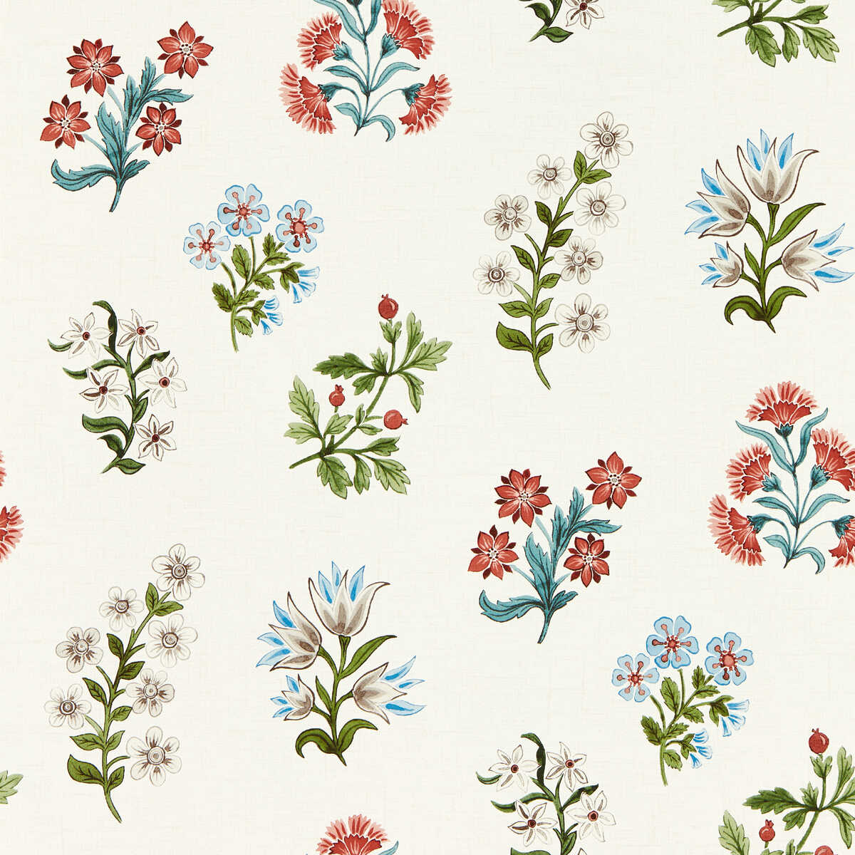 Leiden - Coral Wp - CLARKE AND CLARKE Wallpaper