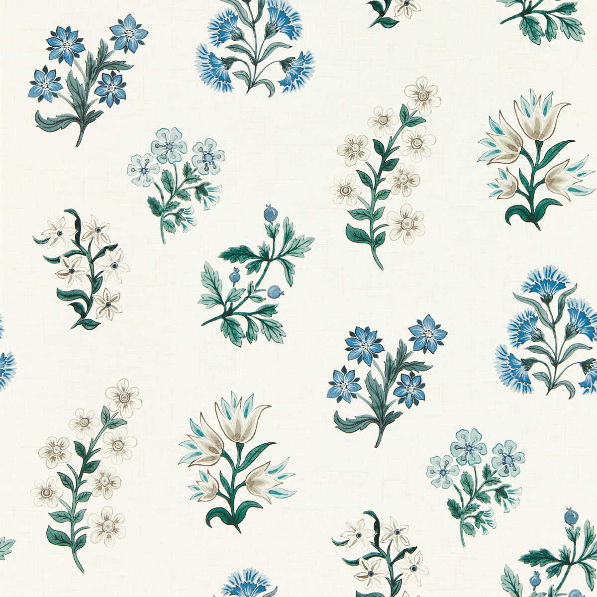 Leiden - Denim Wp - CLARKE AND CLARKE Wallpaper