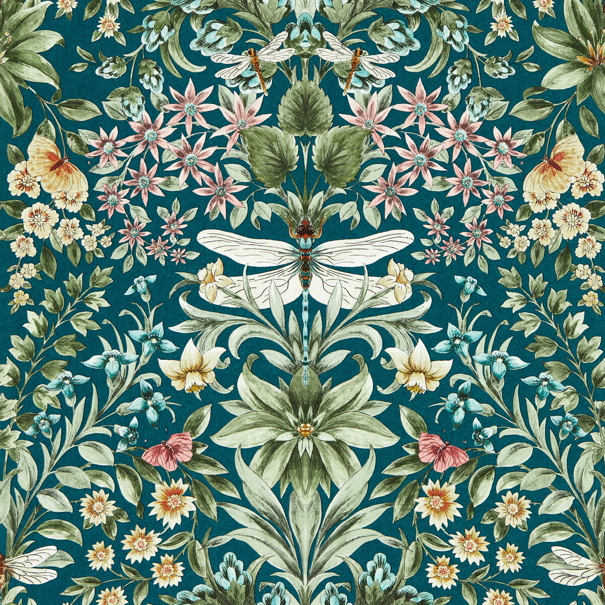 Mirabell - Teal Wp - CLARKE AND CLARKE Papel pintado