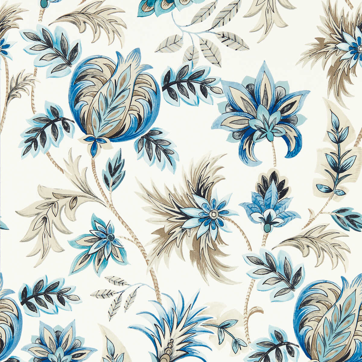 Sizergh - Denim Wp - CLARKE AND CLARKE Wallpaper