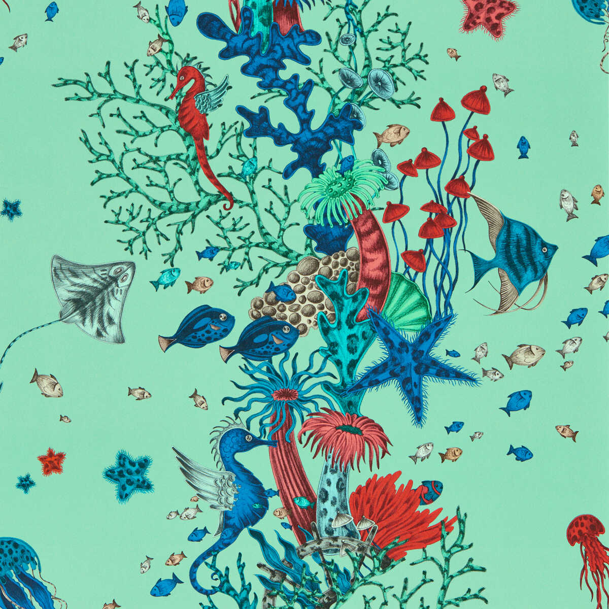 Seaforest - Aqua Wp - CLARKE AND CLARKE Papel pintado
