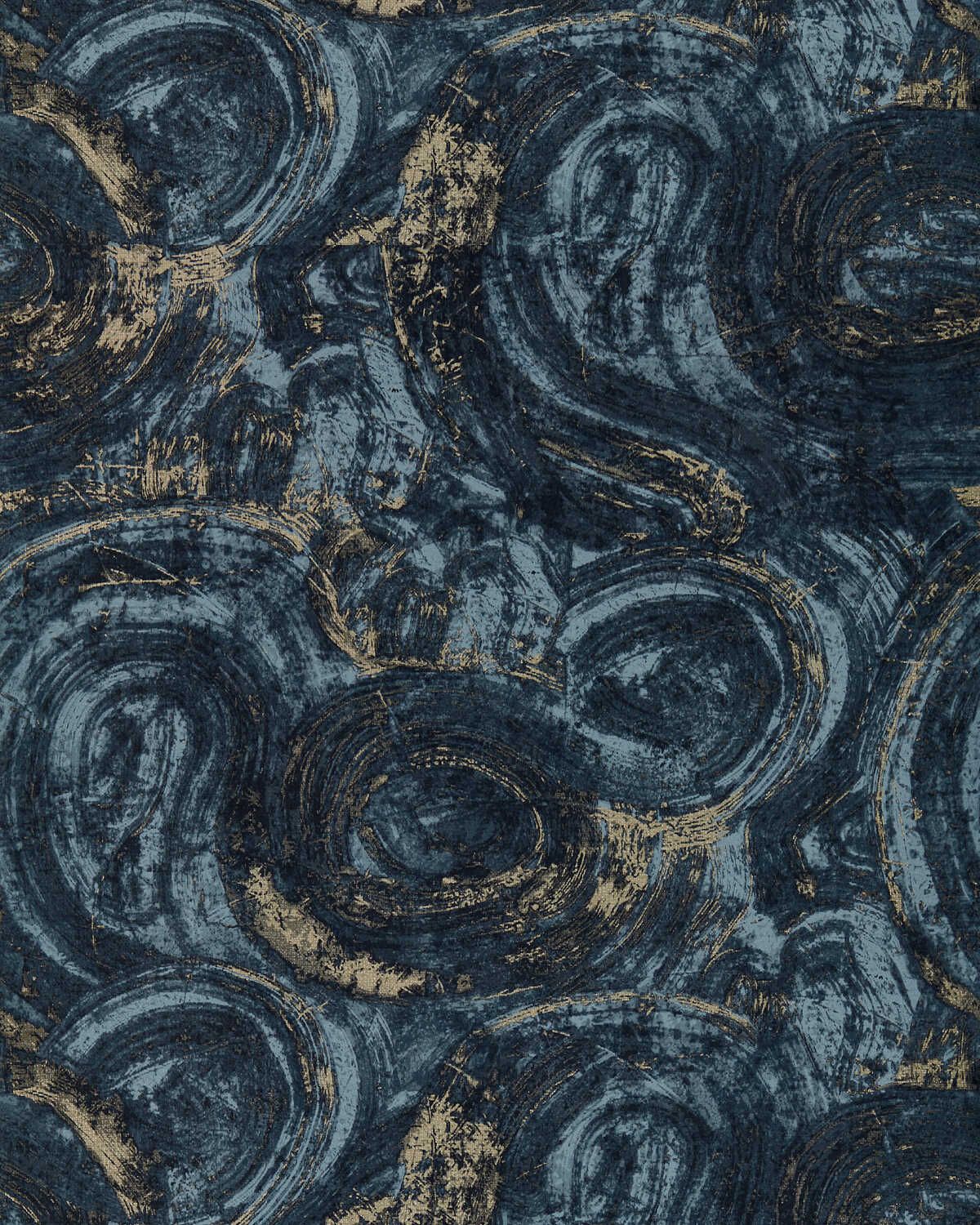 Hatoum - Ink/Gilver - CLARKE AND CLARKE Wallpaper