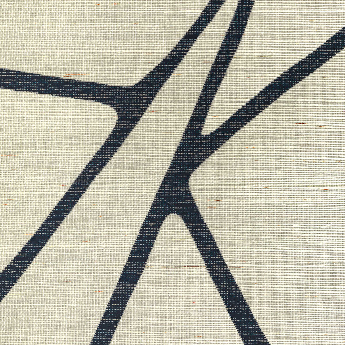 To The Point - Indigo - KRAVET COUTURE Wallpaper