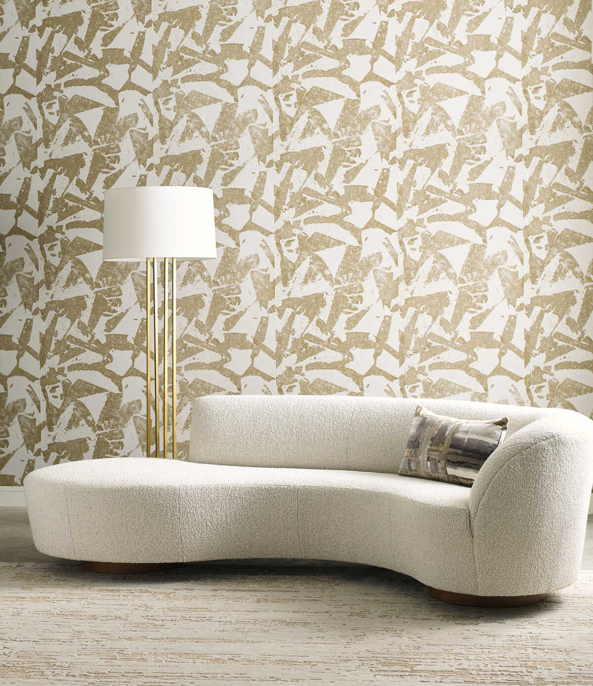Social Canvas - Canyon - KRAVET COUTURE Wallpaper