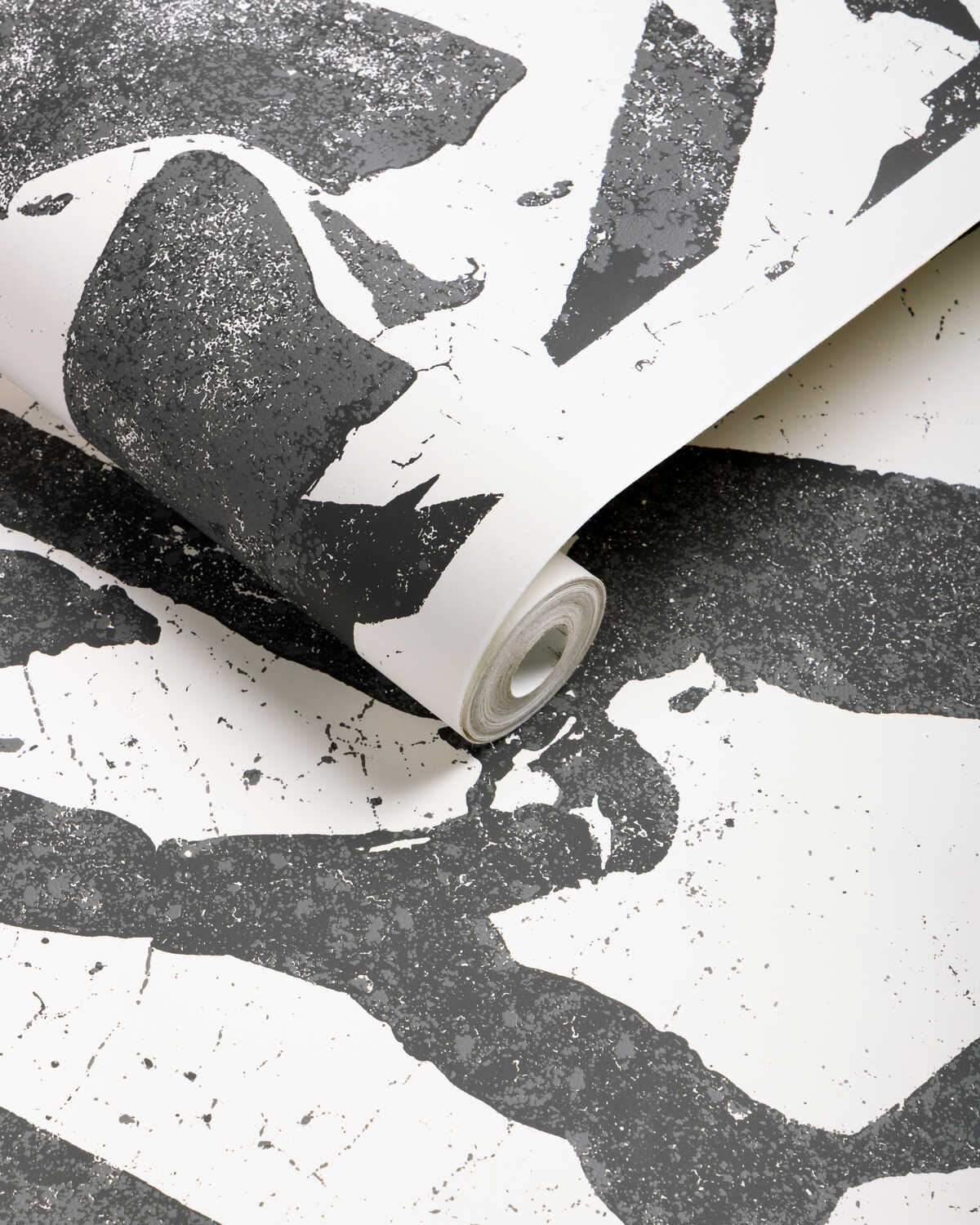 Social Canvas - Ebony - KRAVET COUTURE Wallpaper