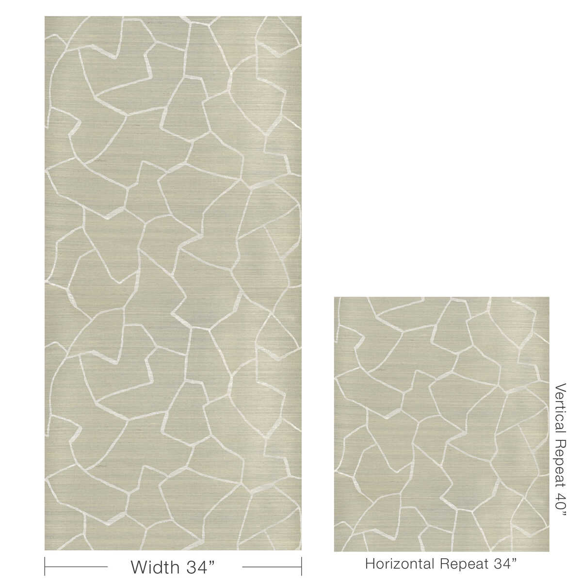 Kravet Couture W-Bark Cloth-Cloud - KRAVET COUTURE Wallpaper