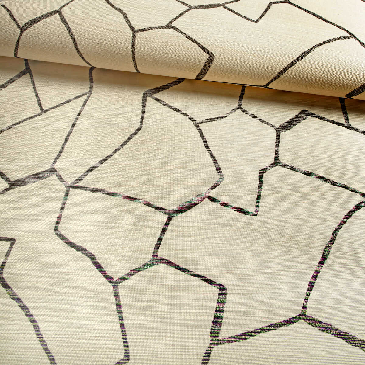 Kravet Couture W-Bark Cloth-Noir - KRAVET COUTURE Wallpaper