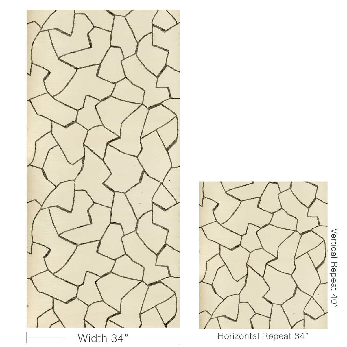 Kravet Couture W-Bark Cloth-Noir - KRAVET COUTURE Wallpaper