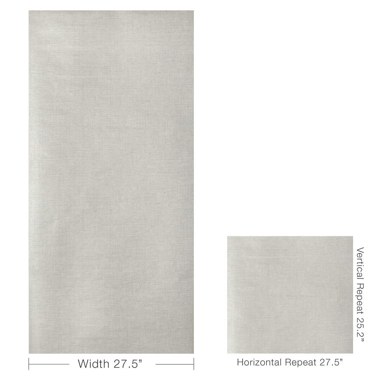 Muse - Silver - KRAVET COUTURE Wallpaper