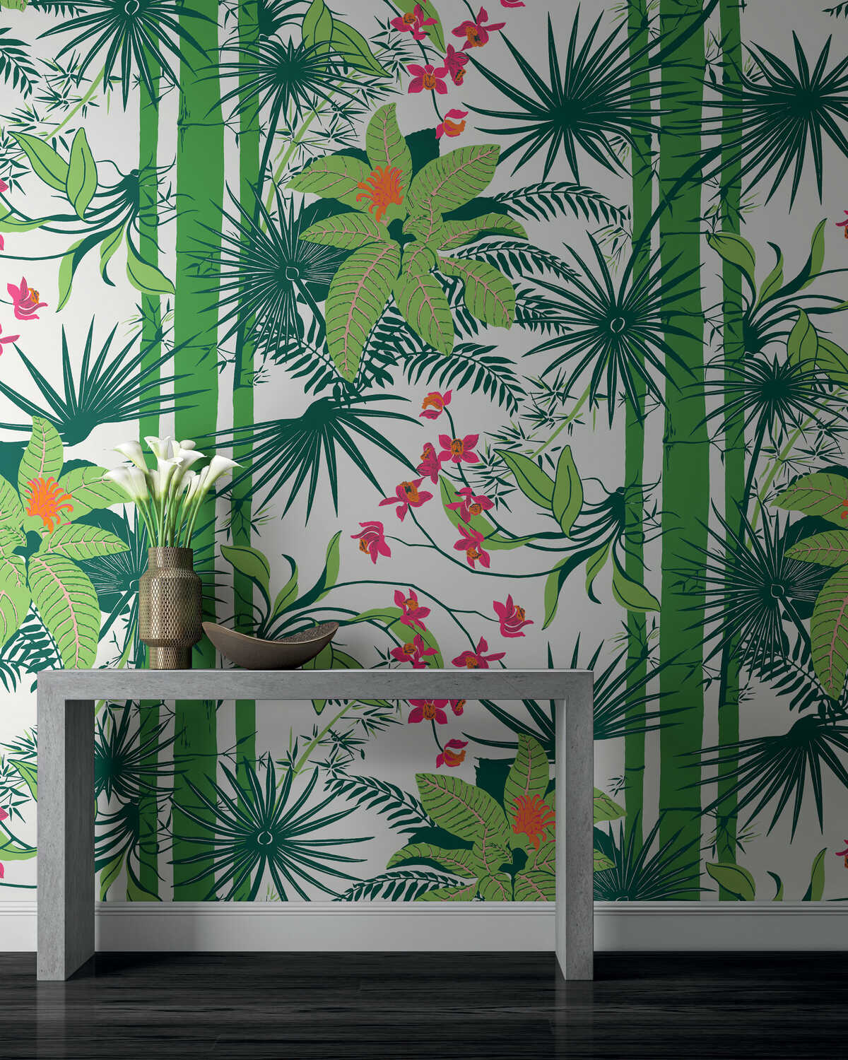 Orquidea - Tropic - KRAVET COUTURE Wallpaper