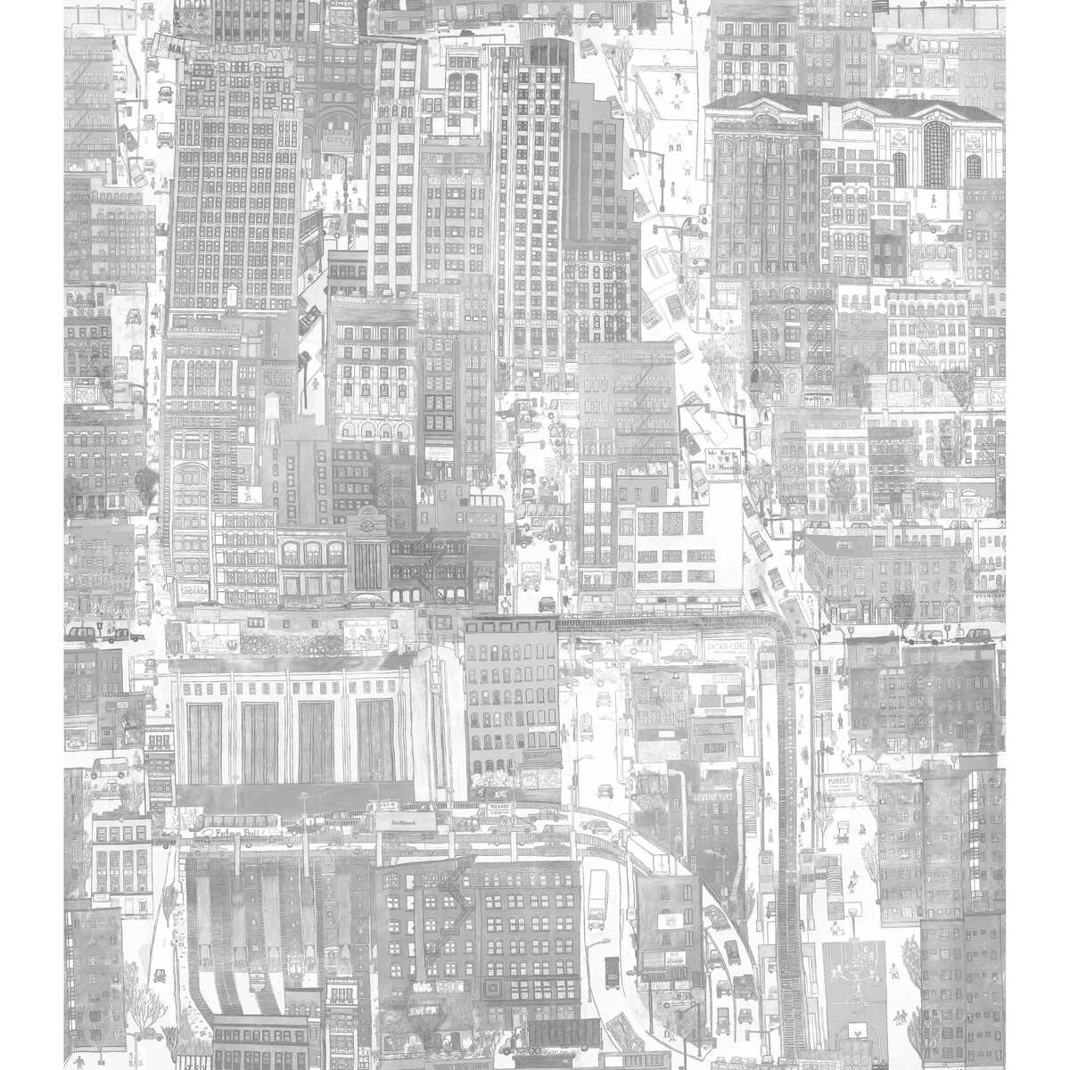 Urban Planning - Tinpan - KRAVET COUTURE Wallpaper