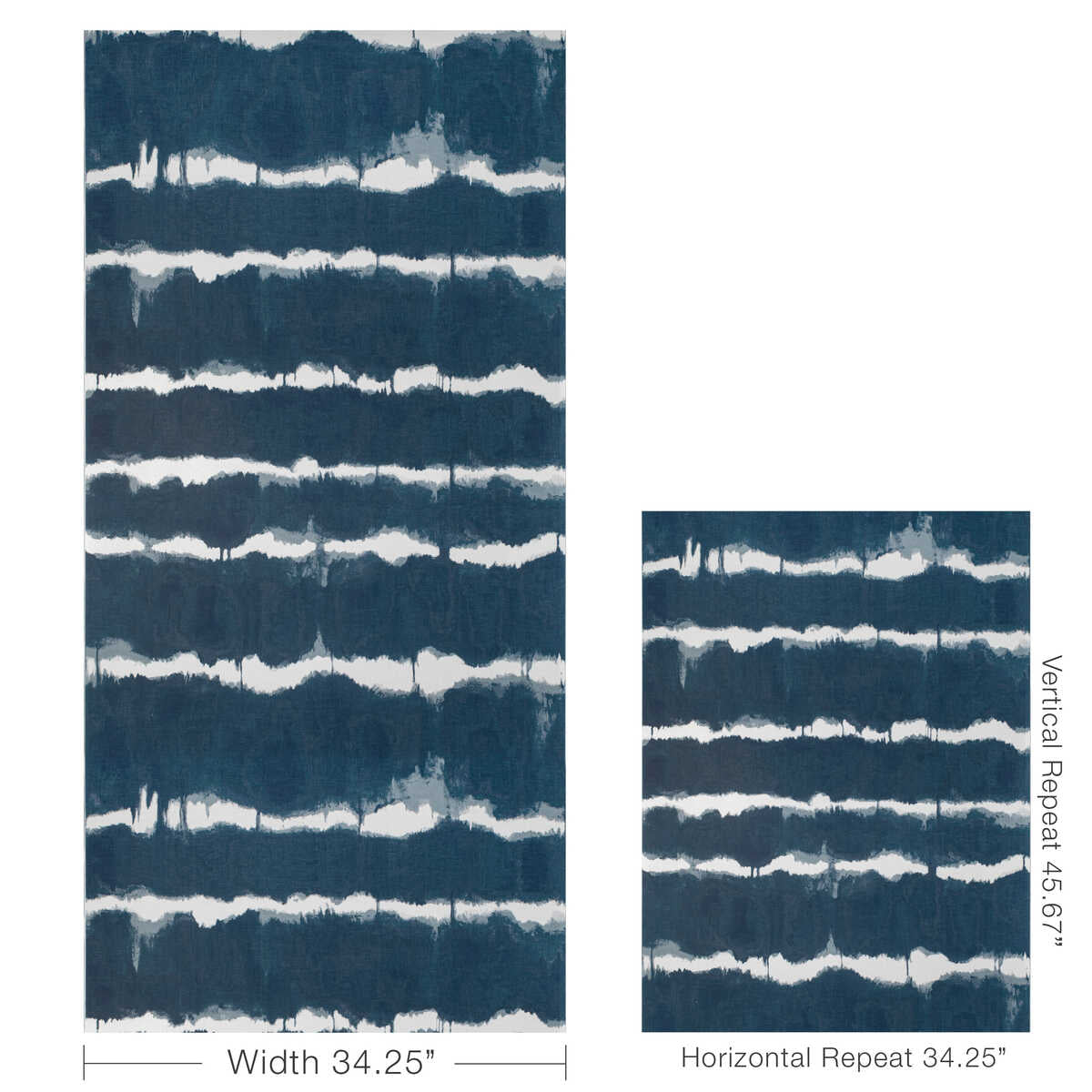 Baturi - Indigo - KRAVET COUTURE Wallpaper