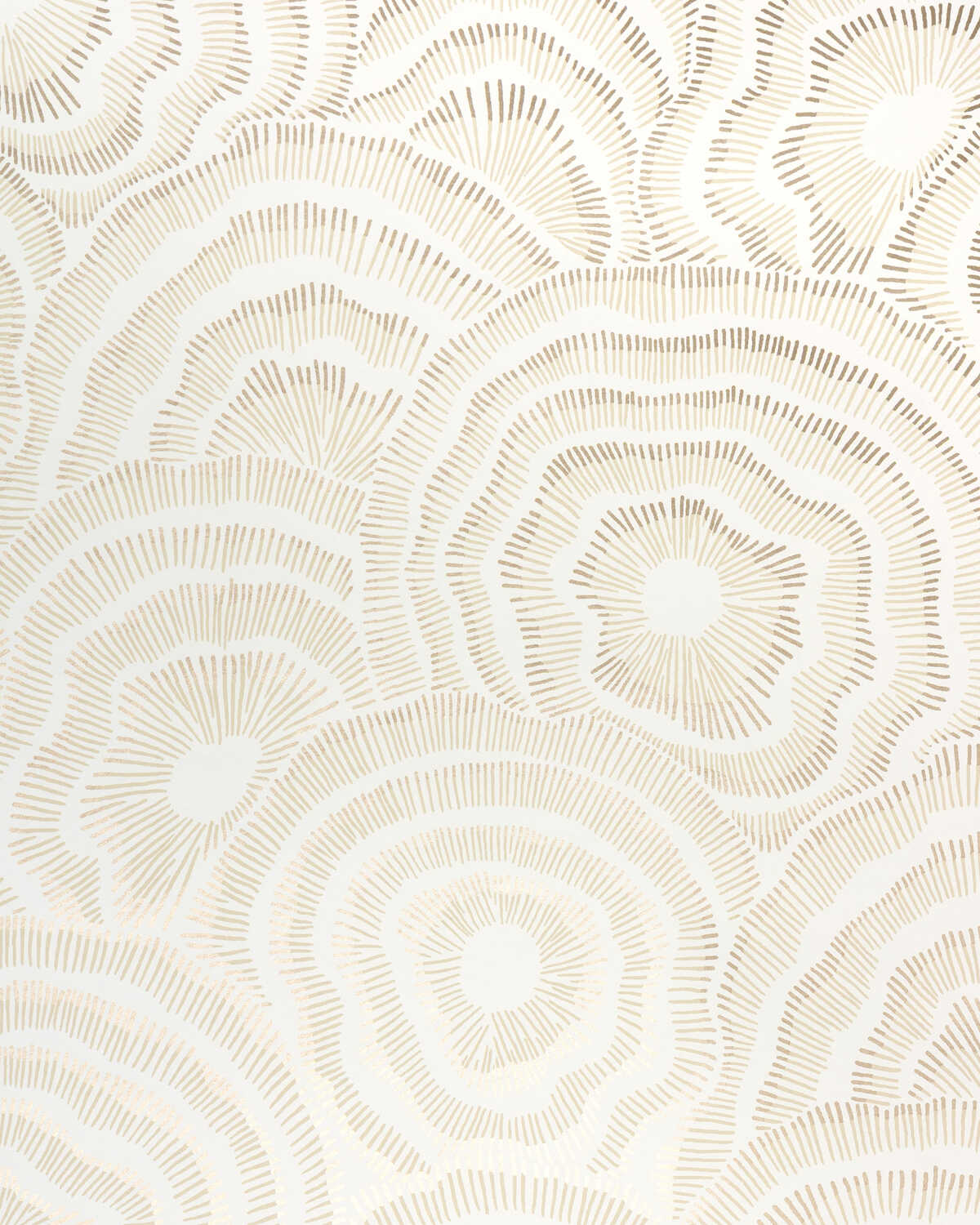 Panache Wp - Champagne - KRAVET COUTURE Wallpaper