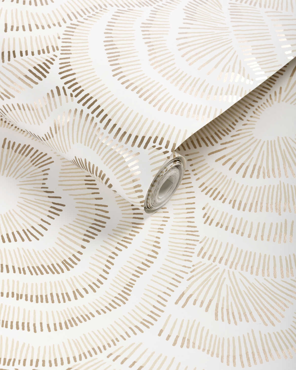 Panache Wp - Champagne - KRAVET COUTURE Wallpaper